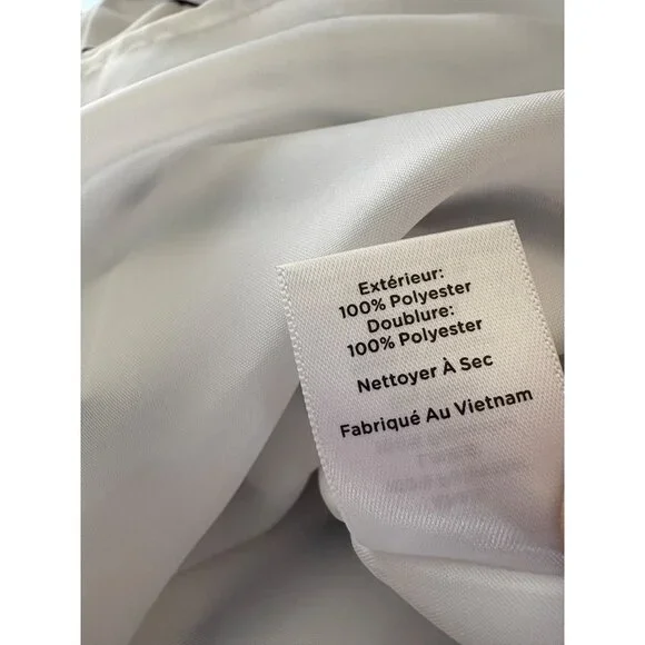 Talbots NWT Navy + White Striped Sleeveless Dress with Pleated Skirt Size 4 - Picture 12 of 13